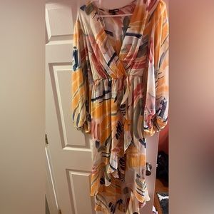 Wrap midi dress size M